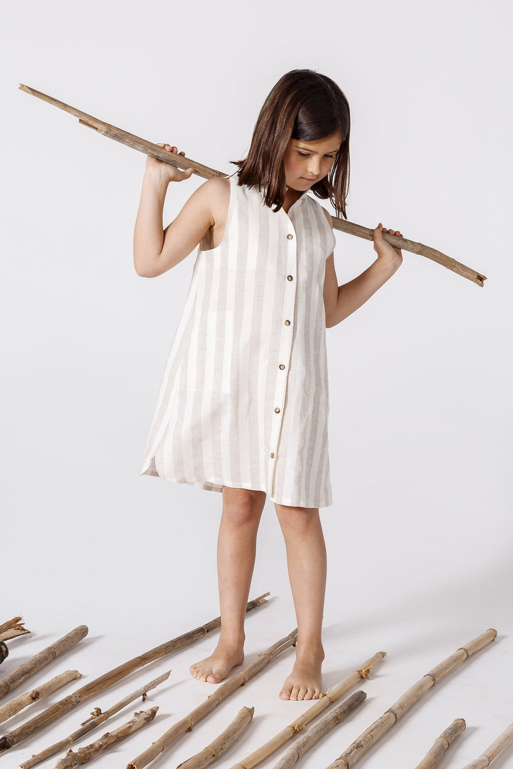Shirt Dress - Stripes