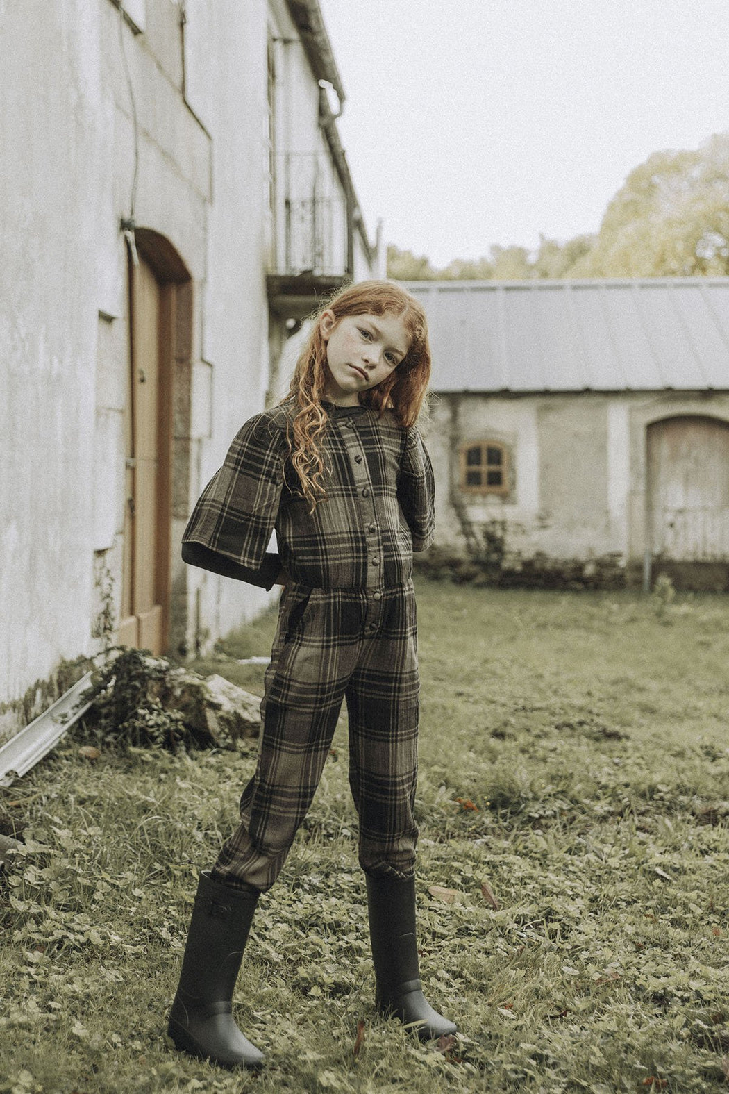 Lina Checked Jumpsuit