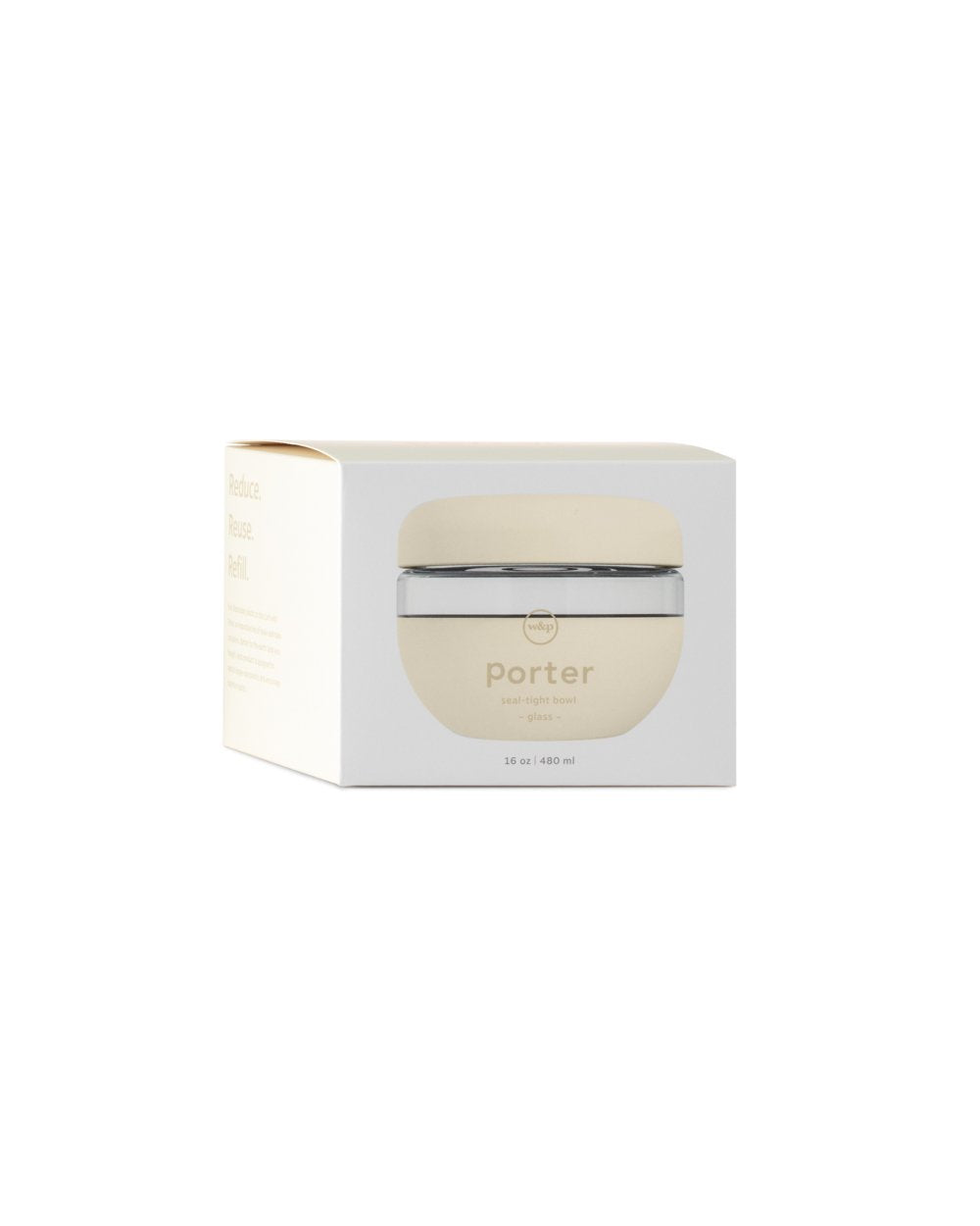 Porter Seal Tight Bowl 16oz - Cream