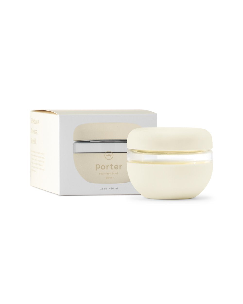 Porter Seal Tight Bowl 16oz - Cream