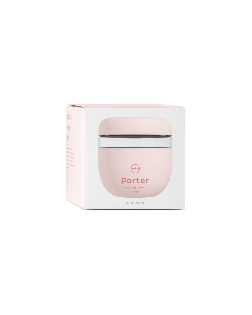 Porter Seal Tight Bowl 24oz - Blush