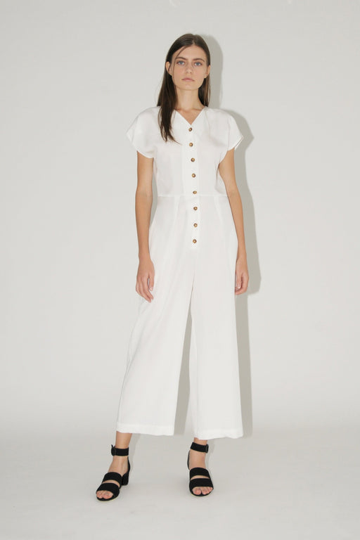 Maura White Jumpsuit